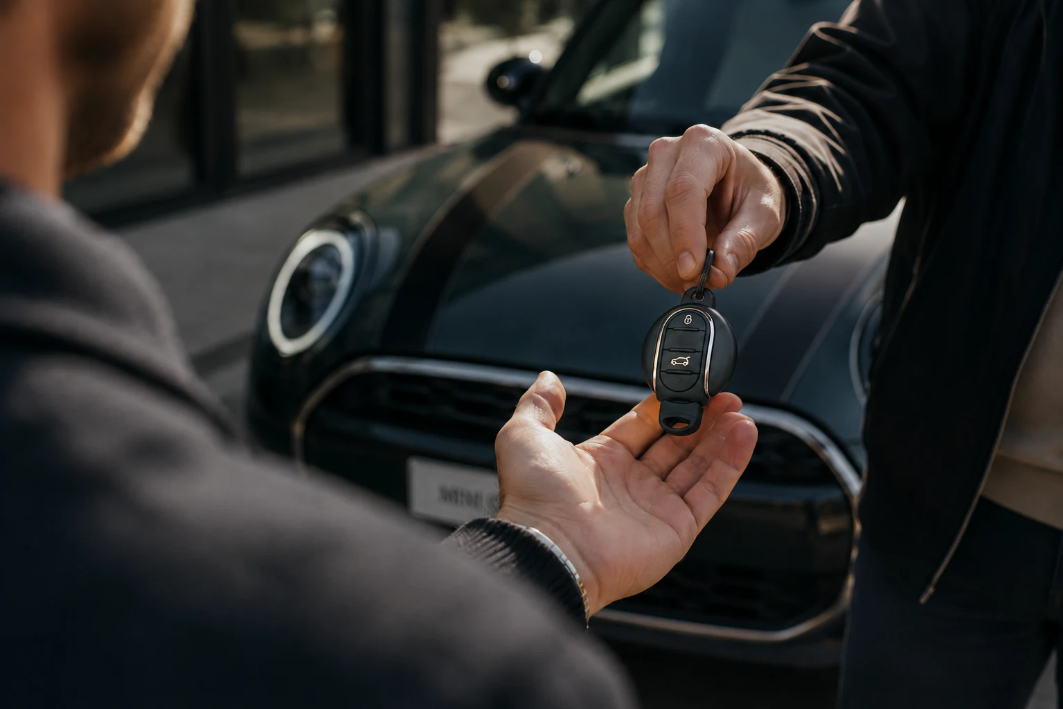 Schlüsselübergabe bei BMW oder Mini
